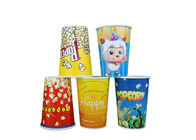 Food Grade Custom Printed Popcorn Buckets Cardboard Cinema Popcorn Holder