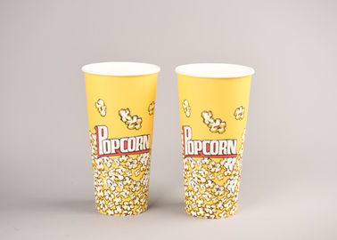 Nahrungsmittelsichere Gewohnheit druckte Popcorn-Eimer mit beschichteten dem einzelnem/Doppeltes PET