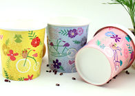 Customize Small Disposable Paper Bowls For Weddings , Logo Printing