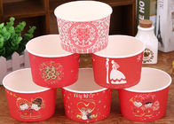 Customize Disposable Paper Bowls , Individual Wedding Paper Cups