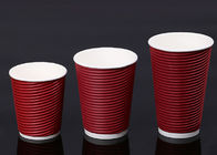 Food Grade Insulated Paper Drinking Cup , To Go Coffee Cups Disposable