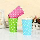 Customized Disposable Paper Drinking Cup For Party , Heat Insulation