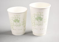 Personalized Takeaway Hot Drink Cups Double Wall With 4 Color Process Printing