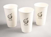 16oz Drinking Insulated Paper Cups Biodegradable For Coffee Shops