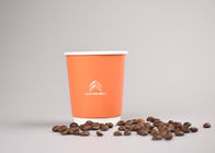 Gewohnheit druckte Isolierpapierschalen Takeaway das 8 Unzen-Papier-Kaffeetassen