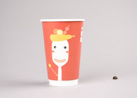 Recyclable Hot Insulated Paper Cups For Coffee / Tea , Eco Friendly