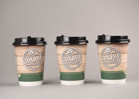 China Nette kaffeetasse-doppel-wandige Papierschalen des Entwurfs-12oz mittlere Wegwerf Firma