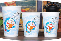 Full Printed Cold Paper Cups For Frozen Yogurt / Soft Drink Cups With Lids