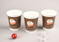 Eco Friendly 16oz Cold Paper Cups Iced Recyclable Coffee Cups For Shop / Office