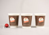 Eco Friendly 16oz Cold Paper Cups Iced Recyclable Coffee Cups For Shop / Office