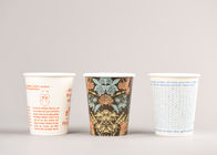 Logo Beautiful Cold Drink Paper Cups PE Coated For Coffee / Cola , FDA LFGB Listed