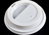 8oz 12oz Disposable Paper Cups Lids For Coffee / Drinking , Shapes Customized