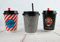 Disposable Insulated Paper Cups Hot Coffee Paper Cupsm With LFGB Approved
