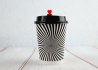 Beautiful Double wall Custom Printed Paper Cups Insulated Paper Cups with Coffee Lids