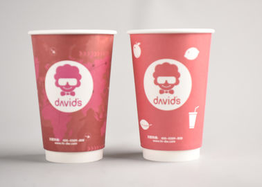 China Rote Gewohnheit druckte Wegwerfkaffeetassen, um für Büro zu gehen/Haupt usine