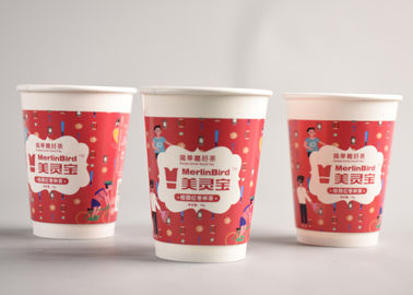 China Hübsches Weihnachtspapierschalen für die heißen Getränke/, zu gehen Kaffeetasse-Logo gedruckt usine