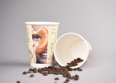 China Einbrennende doppelwandige Wegwerfkaffeetassen für Bäckereien, Wärmedämmung usine