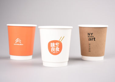 China fördernde Wegwerfpapierschalen 8oz doppel-wandig für Kaffee und Tee usine