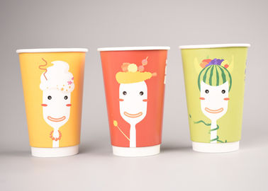 China Moderner Entwurfs-kundenspezifische Papierkaffeetassen Wärmedämmung, Drucksache-Schalen usine