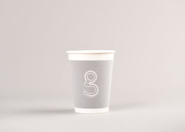 China Biologisch abbaubarer Papiertrinkbecher für Kaffee-Logo-Gewohnheit gedruckt usine