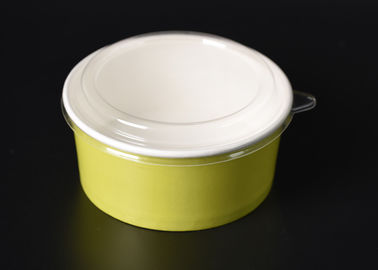 1- Farbdruckwegwerfpapierschüsseln für Salat/heiße Suppe, Eco freundlich